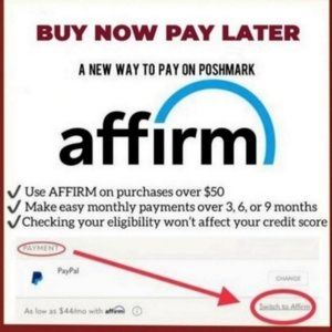 Buy Now Pay Later with Affirm
